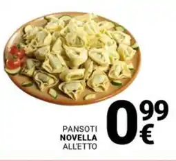 Supermercati Gulliver Pansoti NOVELLA all'etto offerta