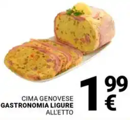 Supermercati Gulliver Cima genovese GASTRONOMIA LIGURE all'etto offerta