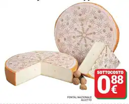 Supermercati Gulliver Fontal nazionale all'etto offerta