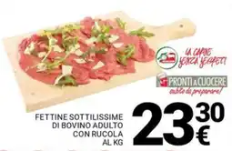 Supermercati Gulliver Fettine sottilissime di bovino adulto con rucola offerta