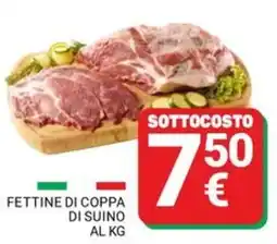 Supermercati Gulliver Fettine di coppa di suino offerta