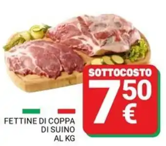 Supermercati Gulliver Fettine di coppa di suino offerta