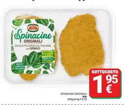 Supermercati Gulliver Spinacine originali AIA offerta