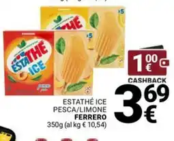 Supermercati Gulliver Estathé ice pesca/limone FERRERO offerta