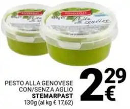 Supermercati Gulliver Pesto alla genovese con/senza aglio STEMARPAST offerta