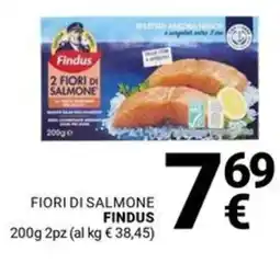 Supermercati Gulliver Fiori di salmone FINDUS offerta