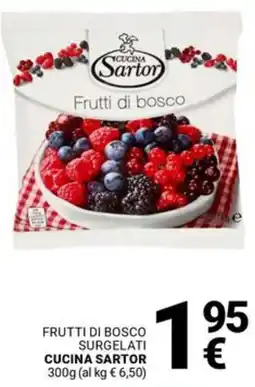 Supermercati Gulliver Frutti di bosco surgelati CUCINA SARTOR offerta