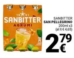 Supermercati Gulliver Sanbitter SAN PELLEGRINO offerta
