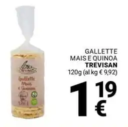 Supermercati Gulliver Gallette mais e quinoa TREVISAN offerta
