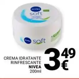 Supermercati Gulliver Crema idratante rinfrescante NIVEA offerta