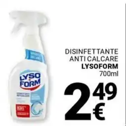 Supermercati Gulliver Disinfettante anti calcare LYSOFORM offerta