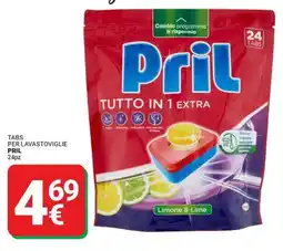 Supermercati Gulliver Tabs per lavastoviglie PRIL 24pz offerta