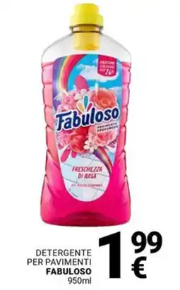 Supermercati Gulliver Detergente per pavimenti FABULOSO offerta