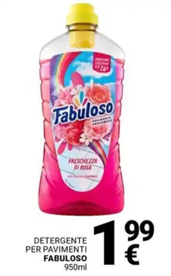 Supermercati Gulliver Detergente per pavimenti FABULOSO offerta
