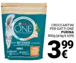 Supermercati Gulliver Croccantini per gatti one PURINA offerta