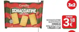 Supermercati Gulliver Schiacciatine gusto pizza CONSILIA offerta