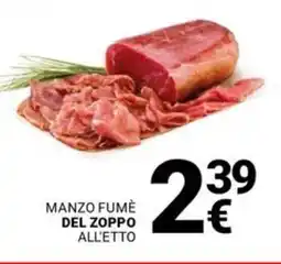 Supermercati Gulliver Manzo fume DEL ZOPPO offerta