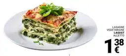 Supermercati Gulliver Lasagne vegetariane LAGOST offerta