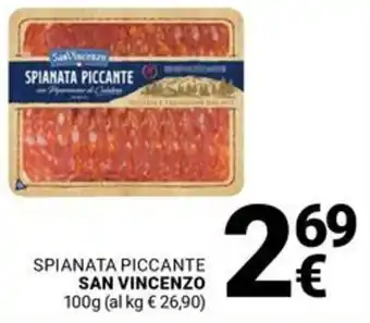 Supermercati Gulliver Spianata piccante SAN VINCENZO offerta