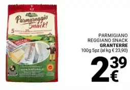 Supermercati Gulliver Parmigiano reggiano snack GRANTERRE offerta