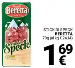 Supermercati Gulliver Stick di speck BERETTA offerta