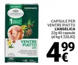 Supermercati Gulliver Capsule per ventre piatto L'ANGELICA offerta