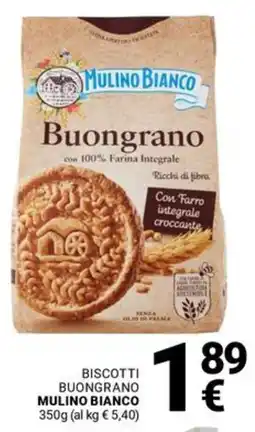 Supermercati Gulliver Biscotti buongrano MULINO BIANCO offerta