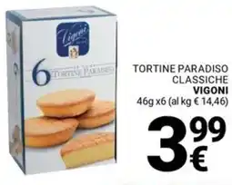 Supermercati Gulliver Tortine paradiso classiche VIGONI offerta