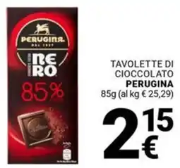Supermercati Gulliver Tavolette di cioccolato PERUGINA offerta