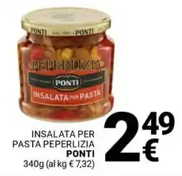 Supermercati Gulliver Insalata per pasta peperlizia PONTI offerta