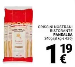 Supermercati Gulliver Grissini nostrani ristorante PANEALBA offerta