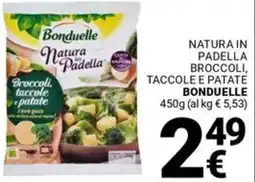 Supermercati Gulliver Natura in padella broccoli, taccole e patate BONDUELLE offerta