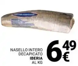 Supermercati Gulliver Nasello intero decapicato IBERIA offerta
