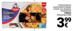 Supermercati Gulliver Tentazioni di gusto misto mare cozze, calamarie pomodoro FINDUS offerta
