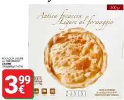 Supermercati Gulliver I focaccia ligure al formaggio ZANINI offerta