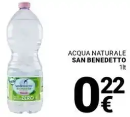 Supermercati Gulliver Acqua naturale SAN BENEDETTO offerta