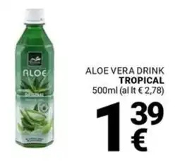 Supermercati Gulliver Aloe vera drink TROPICAL offerta
