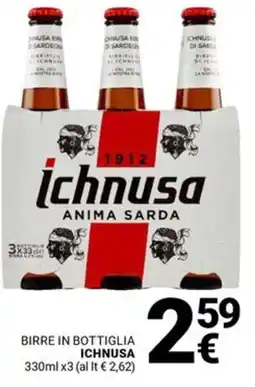 Supermercati Gulliver Birre in bottiglia ICHNUSA offerta