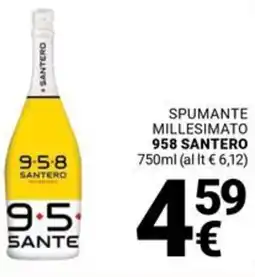 Supermercati Gulliver Spumante millesimato 958 SANTERO offerta