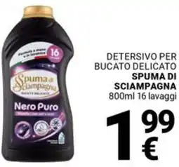 Supermercati Gulliver Detersivo per bucato delicato SPUMA DI SCIAMPAGNA offerta
