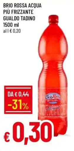 Galassia Brio rossa acqua più frizzante gualdo tadino offerta