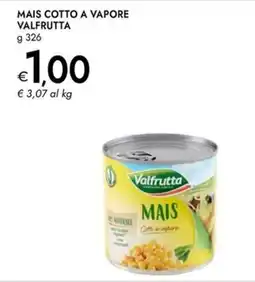 Bennet Mais cotto a vapore VALFRUTTA offerta