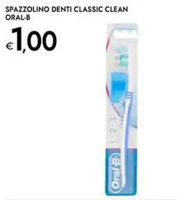 Bennet Spazzolino denti classic clean ORAL-B offerta