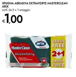 Bennet Spugna abrasiva extraforte masterclean ARIX offerta
