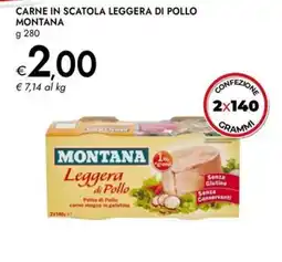Bennet Carne in scatola leggera di pollo MONTANA offerta