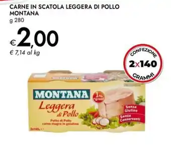 Bennet Carne in scatola leggera di pollo MONTANA offerta