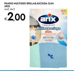 Bennet Panno multiuso brilla&asciuga slim ARIX offerta