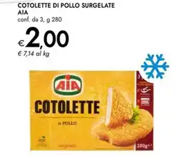 Bennet Cotolette di pollo surgelate AIA offerta
