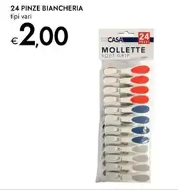 Bennet 24 pinze biancheria offerta