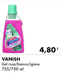 Iper Tosano VANISH Gel rosa/bianco/igiene offerta